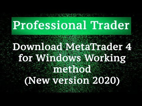 Download MetaTrader 4 for Windows Working method (New version 2020)