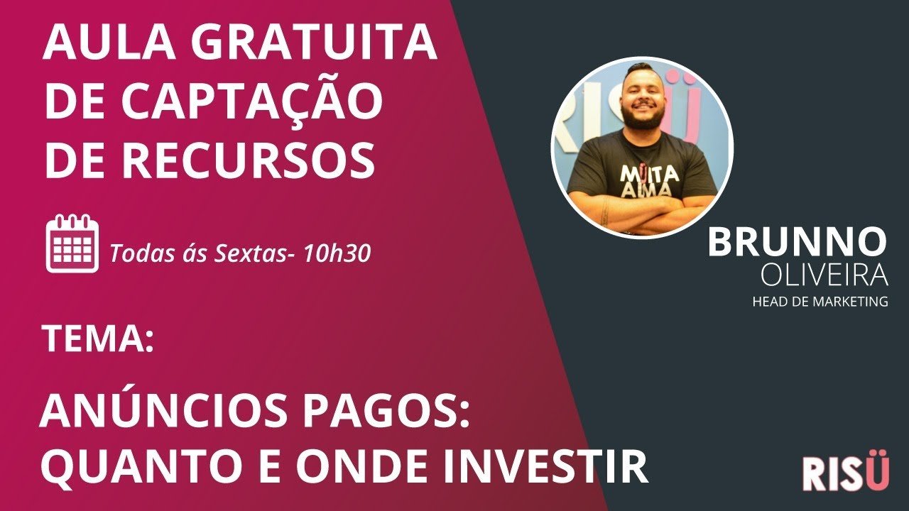 Aula #36 – Captação de Recursos – Anúncios Pagos: Quanto e Onde Investir