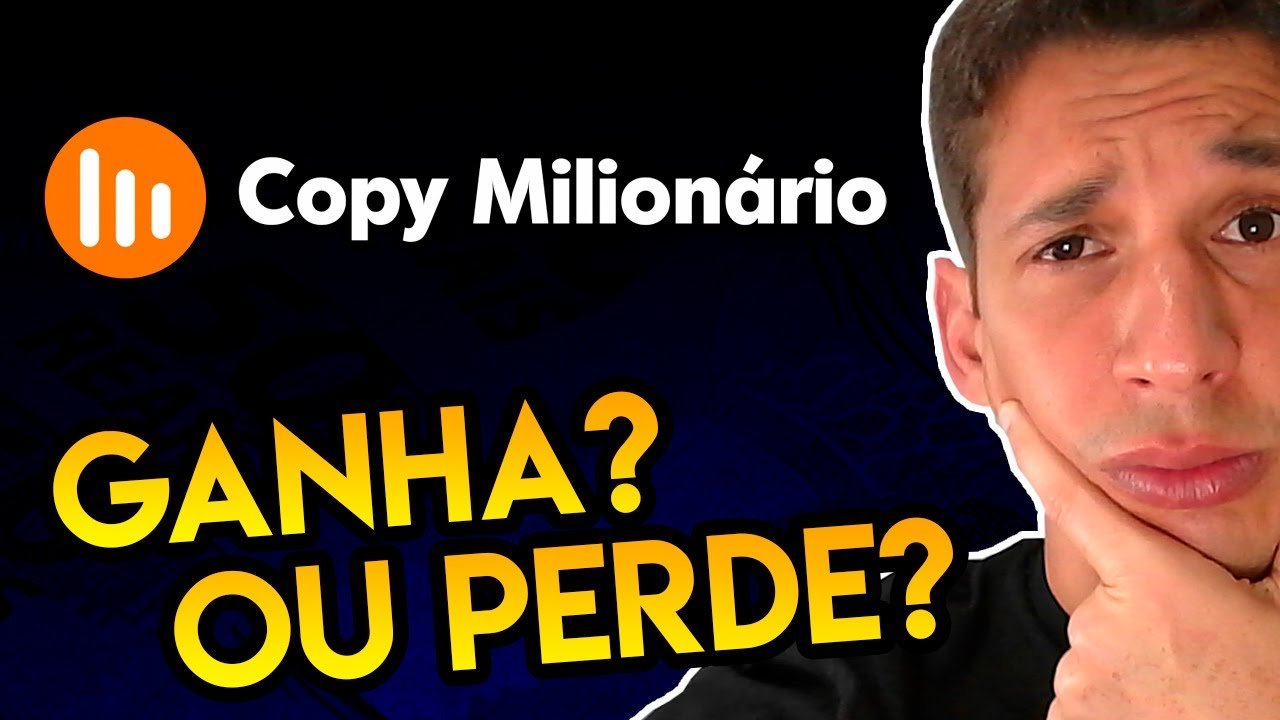 Copy Milionário Funciona Curso Copy Milionário Vale a Pena Copy Milionário Robo é Confiável