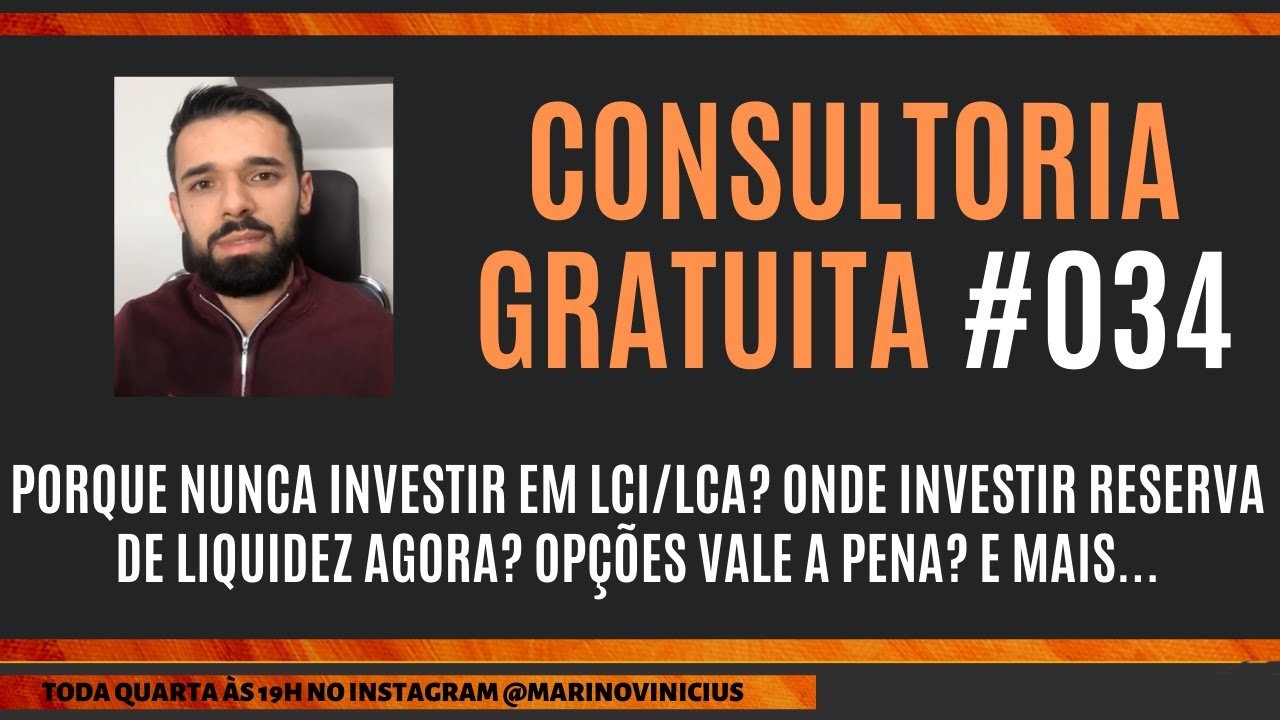 PORQUE NÃO INVESTIR EM LCI/LCA? ONDE INVESTIR RESERVA DE LIQUIDEZ AGORA? OPÇÕES VALE A PENA? | CG 34