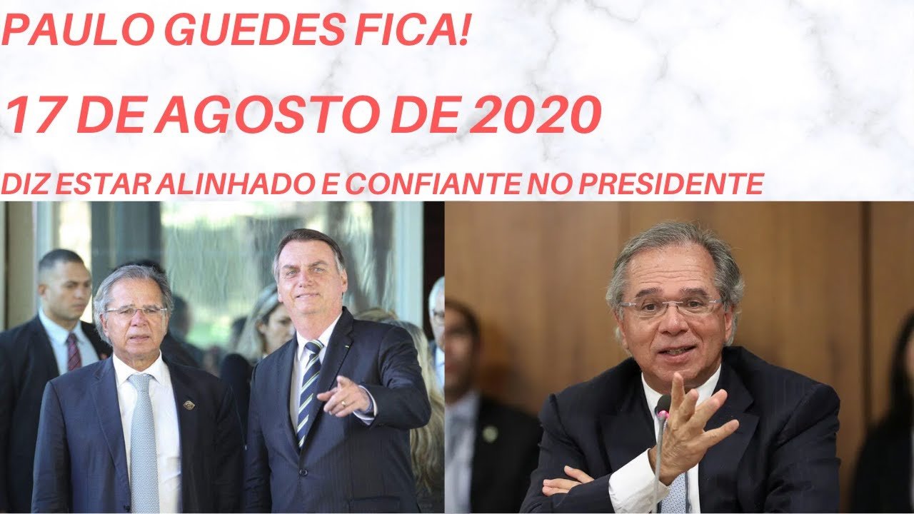 #PauloGuedes fica no #governo! Fim dos #rumores! – #JairBolsonaro #DayTrade #SwingTrade #Buy&Hold