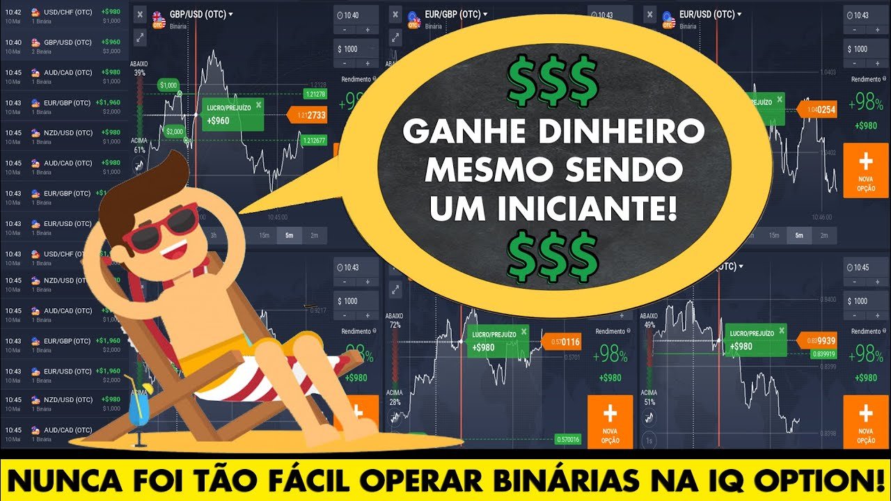 🤑 [OPÇÕES BINÁRIAS] 📈 SAIBA COMO GANHAR DINHEIRO OPERANDO na IQ OPTION!