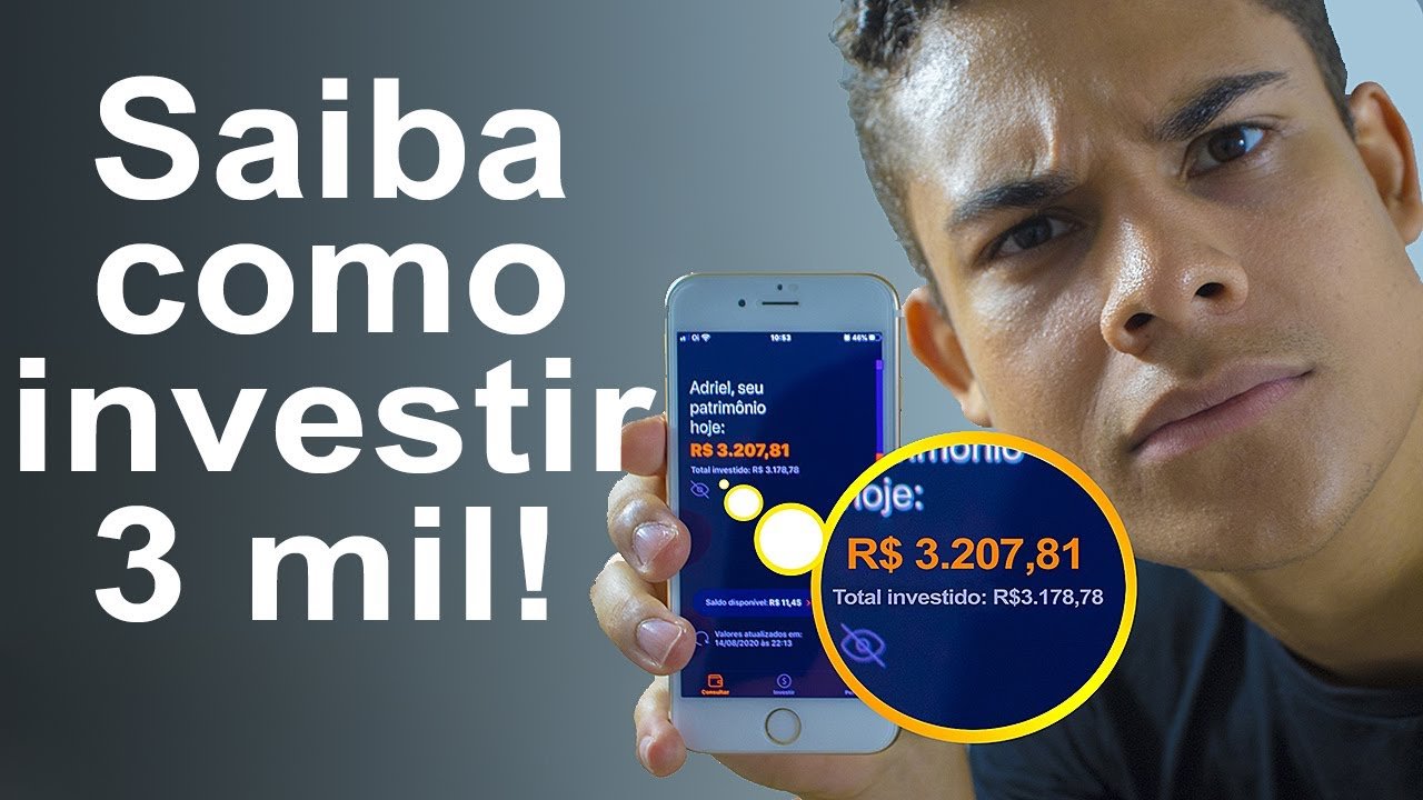Como Investir 3 mil Reais na Bolsa na Prática!