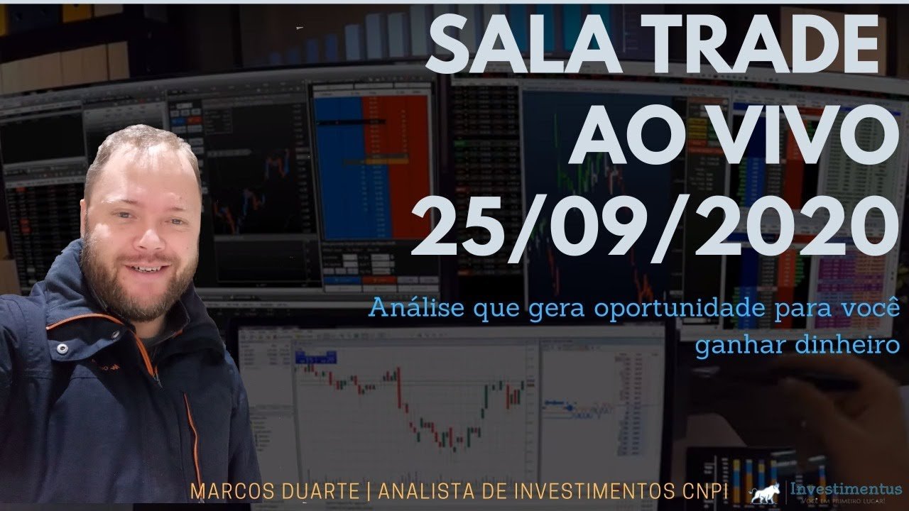 Sala Day Trade ao Vivo 25.09.20 | Marcos Duarte