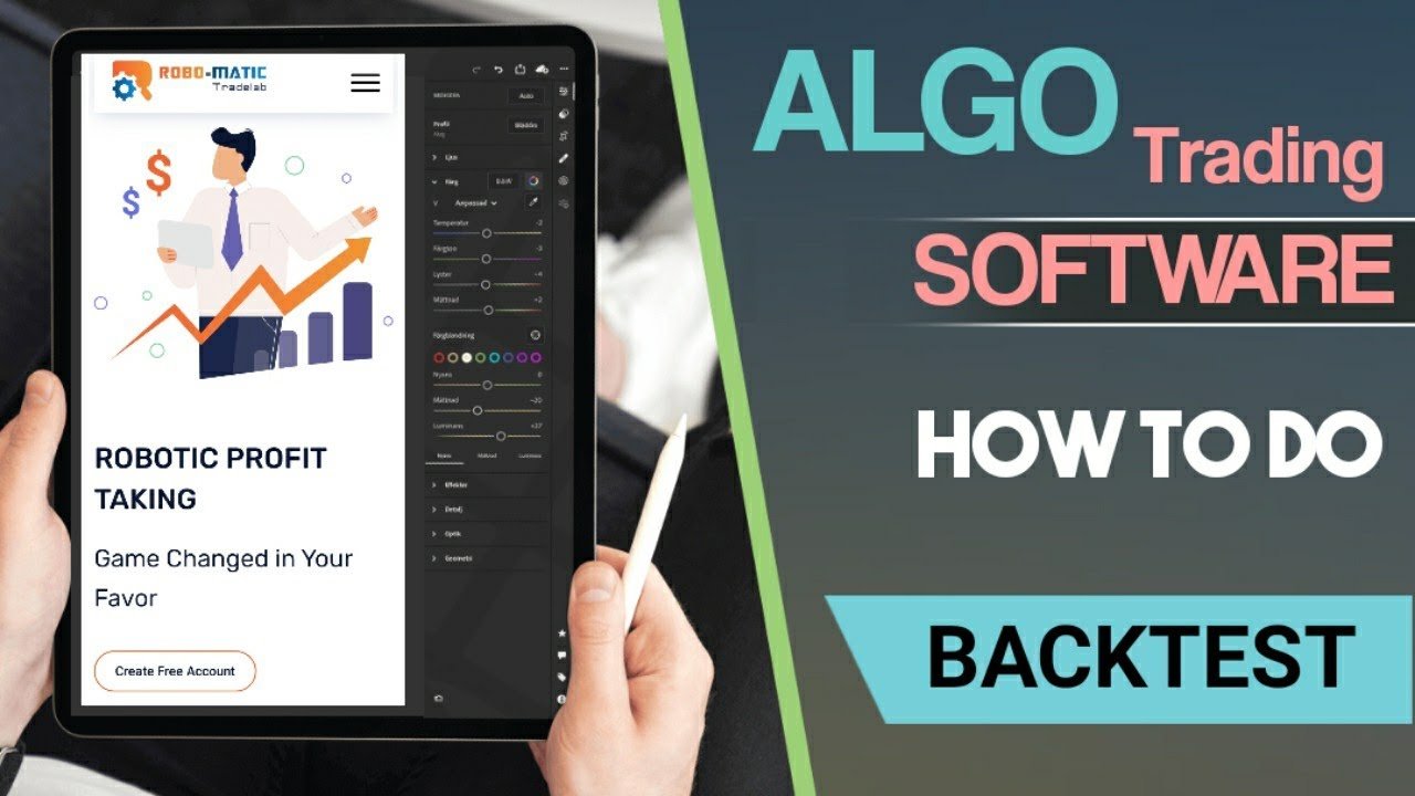 How to backtest strategy in ROBO-MATIC a fully Algo Trading Software