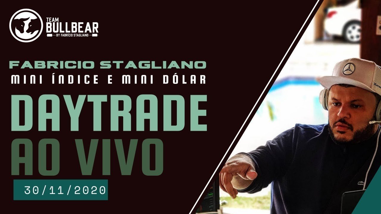 🔴NOVEMBRÃO ACABANDO – BOLSA DE VALORES E DAYTRADE AO VIVO COM FABRÍCIO STAGLIANO 30/11/2020