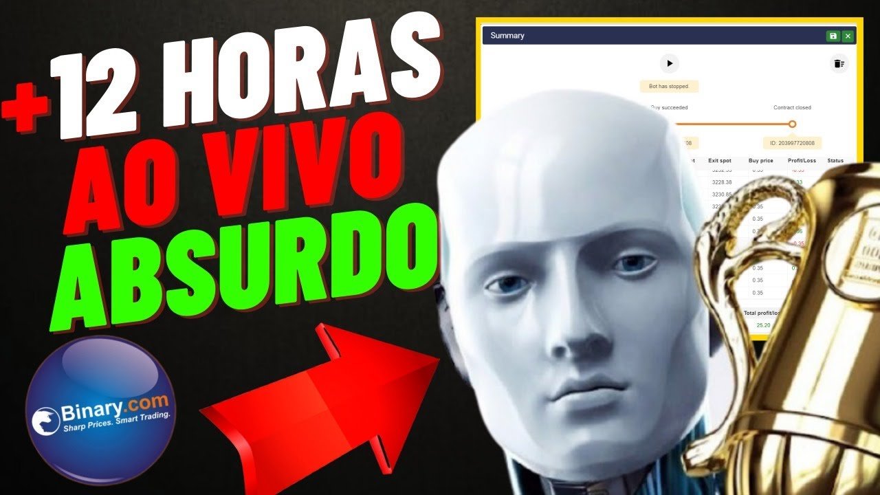 🚨 (AO VIVO)  MELHOR ROBÔ PARA MERCADO FINANCEIRO R$688,00 NA BINARY.COM (2021) PLETSCH TRADER