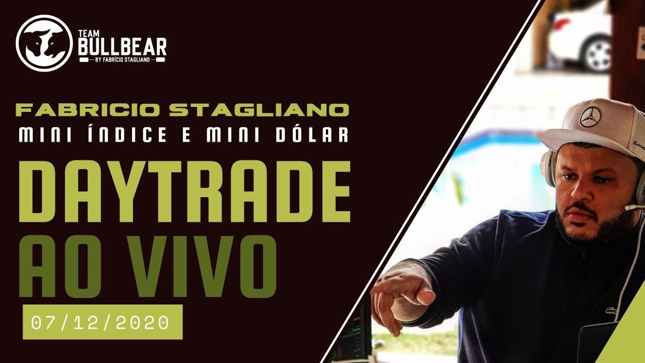 🔵🔴DAYTRADE AO VIVO COM FABRÍCIO STAGLIANO 07/12/2020 $  ESTAMOS EM BALNEÁRIO CAMBORIÚ