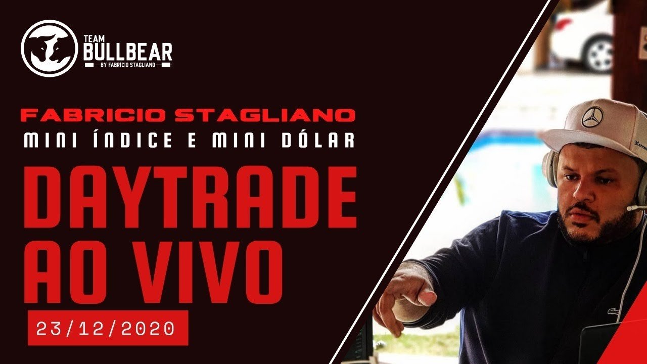 DAYTRADE AO VIVO COM FABRÍCIO STAGLIANO 🔵🔴 23/12/2020 – É NATAL NA BOLSA DE VALORES 🔵🔴