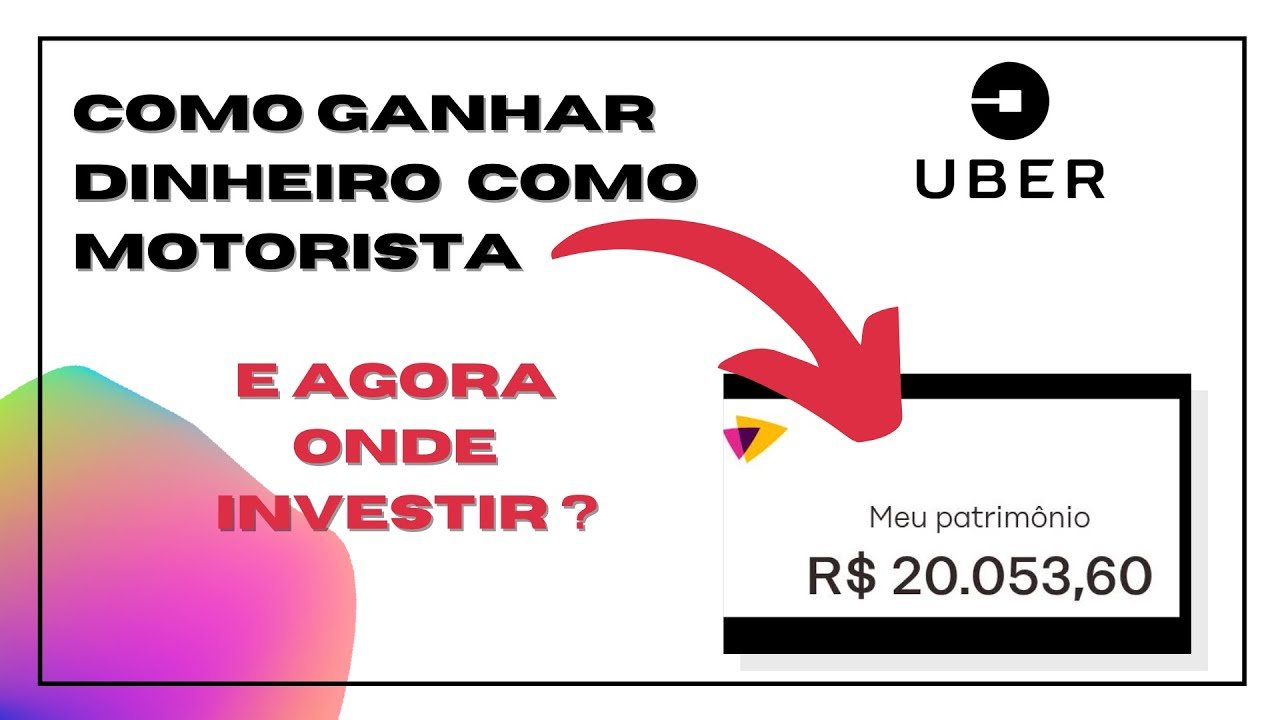 💲GANHEI 20.000 NA UBER E AGORA Onde investir R$20 mil?