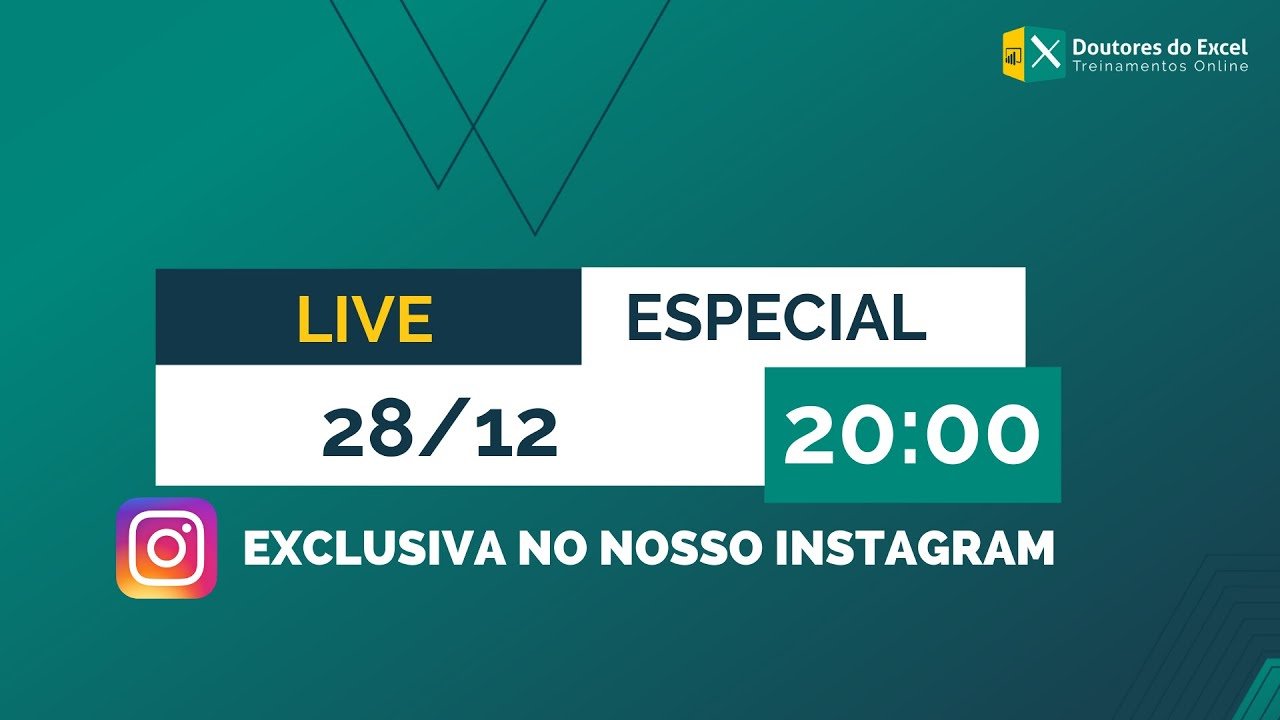 LIVE ESPECIAL 28/12 – 20h00 [Onde investir seu rico dinheirinho com a ajuda do Excel e do Prof Mira]