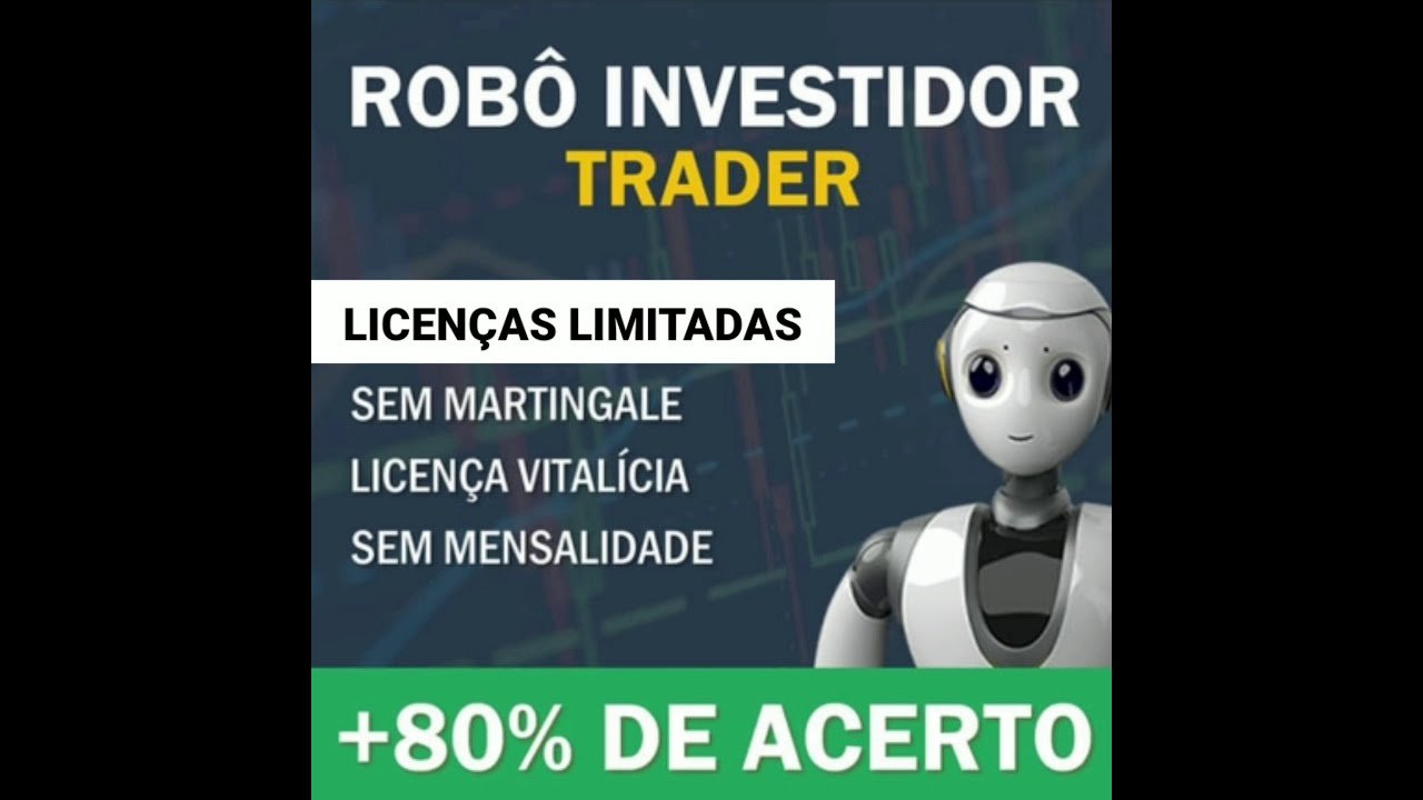 Robô Investidor Trader – 80% De Assertividade Lucre No Automático