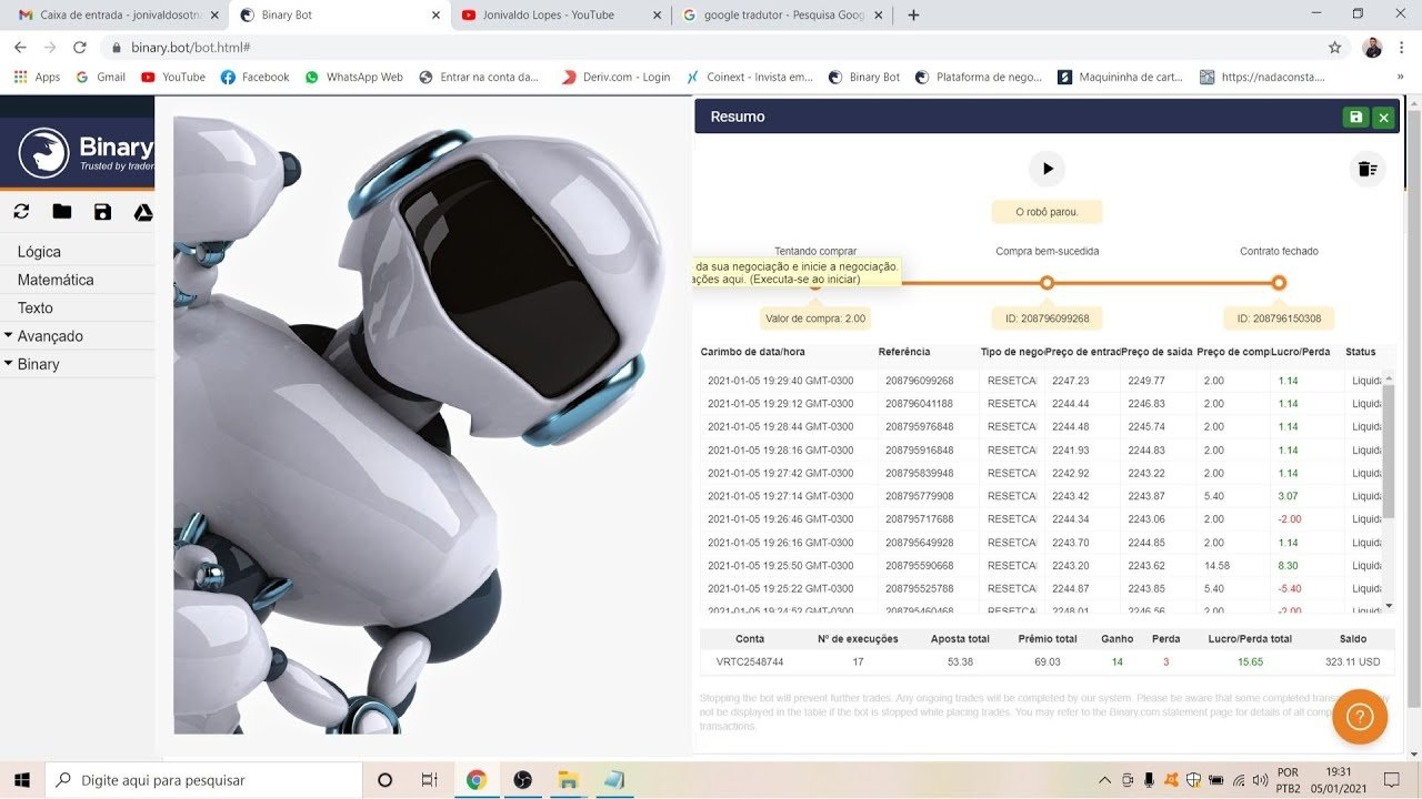 🤖📊 ROBÔ EXPERT CALL | 100% FREE ✅💲 BINARY.COM/DERIV.COM