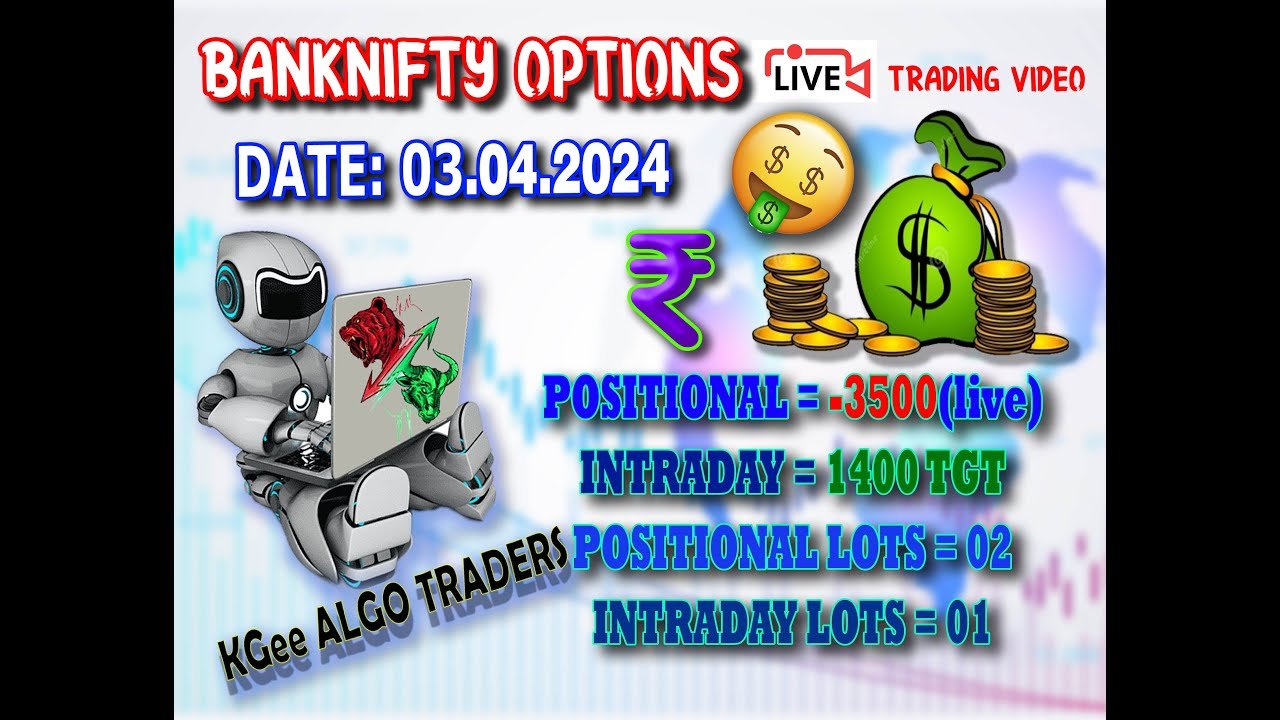 03.04.2024 ROBO/ALGO TRADING IN BANKNIFTY OPTION BUYING (POSITIONAL TRADE IN OVERNIGHT POSITION)