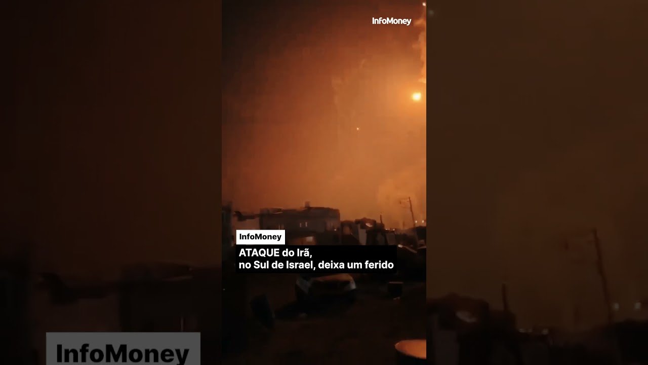ATAQUE do Irã, no Sul de Israel, deixa um ferido