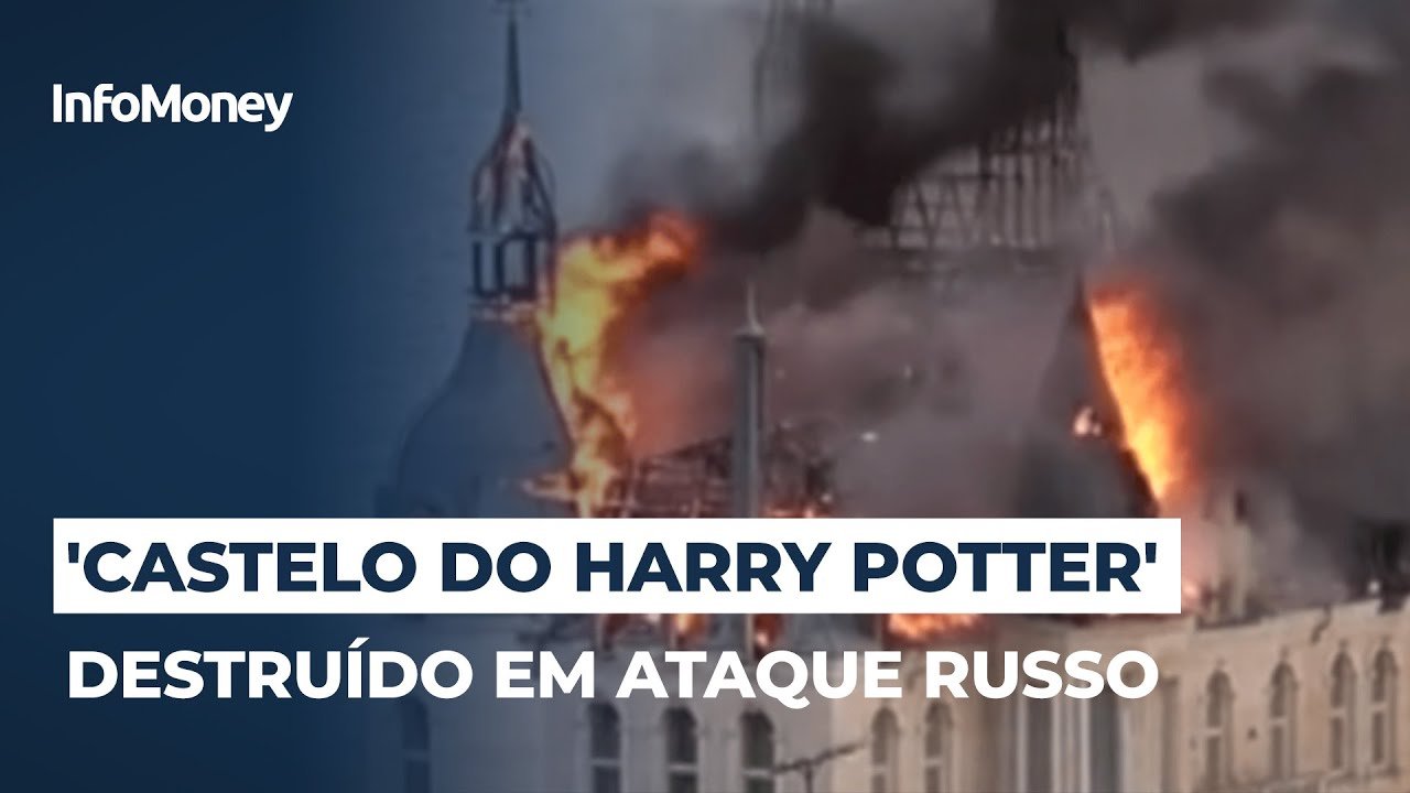 Ataque RUSSO destrói ‘CASTELO DE HARRY POTTER’ na Ucrânia
