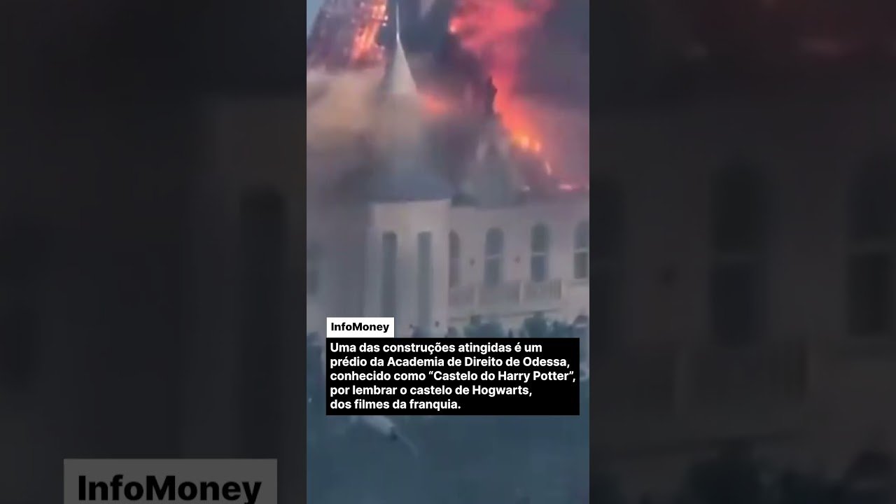 Ataque RUSSO destrói ‘CASTELO DE HARRY POTTER’ na Ucrânia