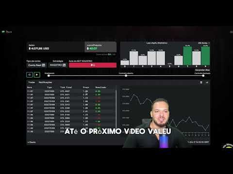 (BOT DERIV)🚀 OPERANDO COM TODOS OS ROBÔS — Dia 1 MAESTRO