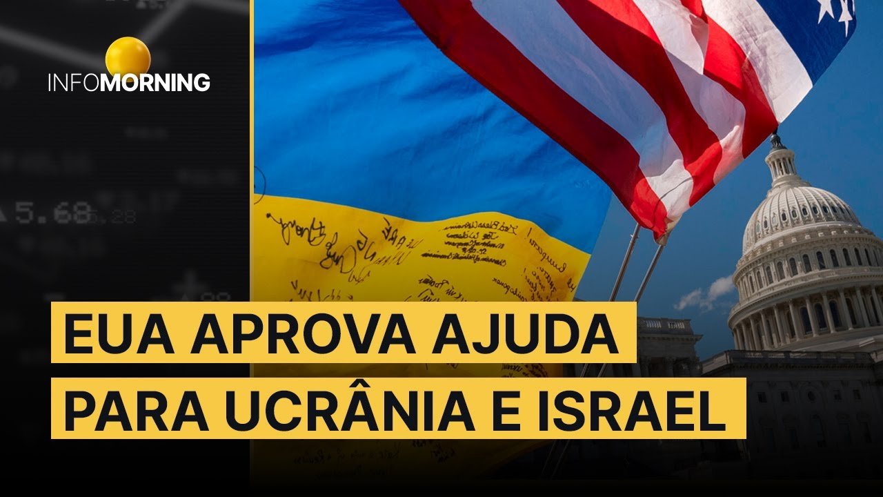 Câmara dos EUA aprova pacote de US$ 95 bi em ajuda para Ucrânia e Israel