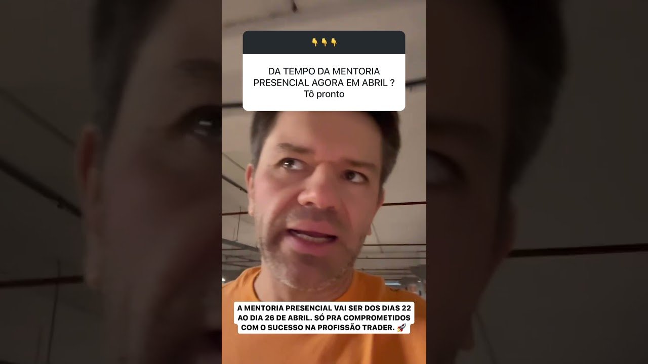 DA TEMPO DA MENTORIA PRESENCIAL ? #hermanngreb #mercadofinanceiro #daytrade #minidolar #trader
