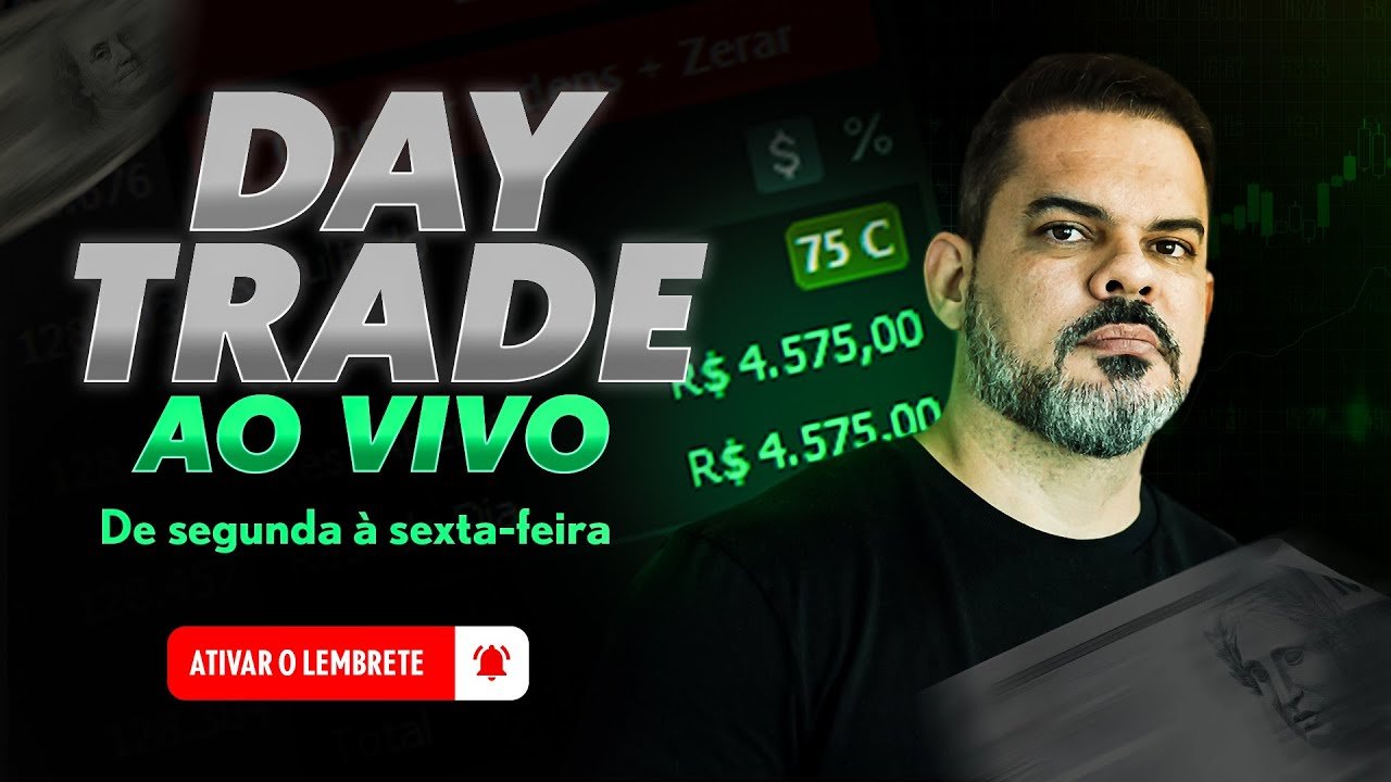 DAY TRADE EDUCACIONAL – MINI ÍNDICE E DÓLAR  08/04/2024