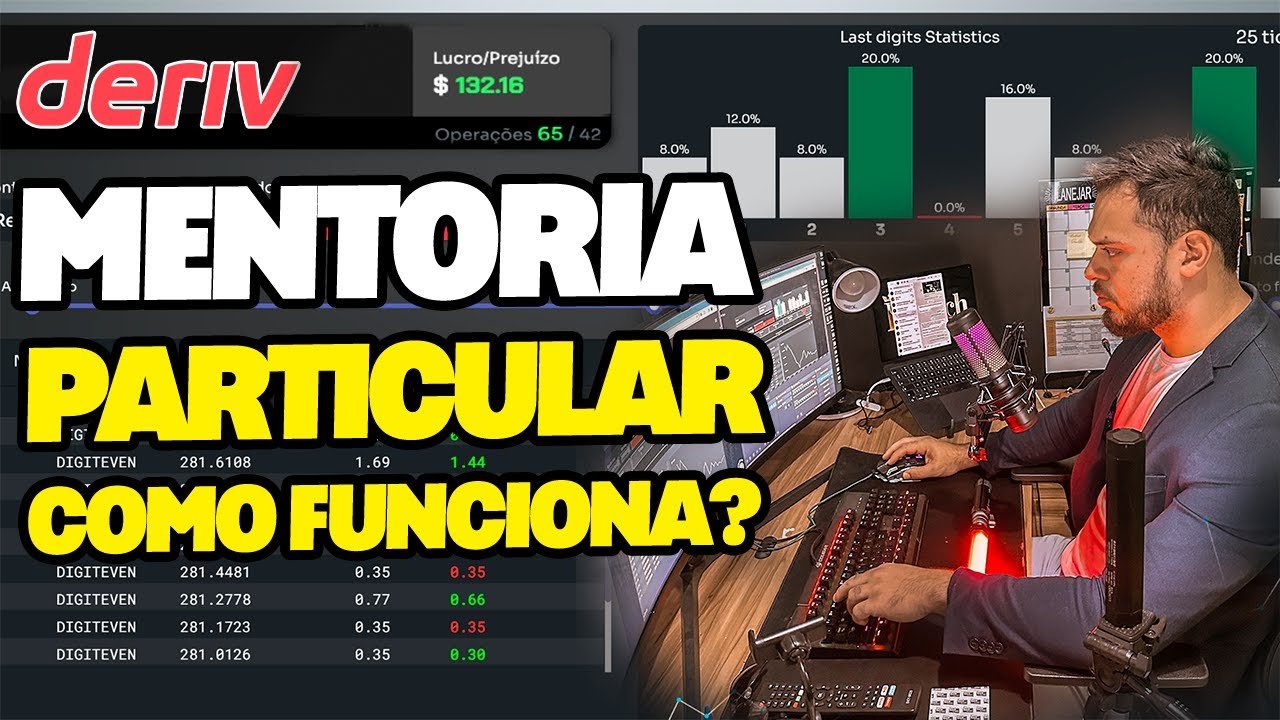 (EXPLICAÇÃO) MENTORIA PARTICULAR DERIV!  COMO FUNCIONA!
