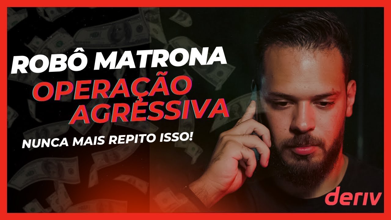 (INCRIVEL) BOT DERIV MATRONA O NOVO ROBÔ DE TENDÊNCIA