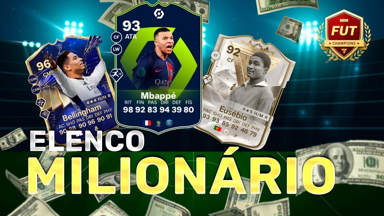 Joguei final do Fut Champions com elenco milionário – EA FC 24
