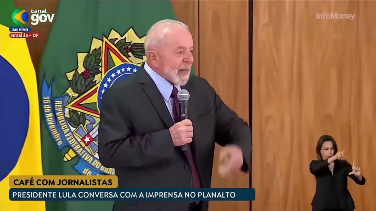 LULA: “O mercado tá ganhando muito dinheiro com essa taxa de juros”