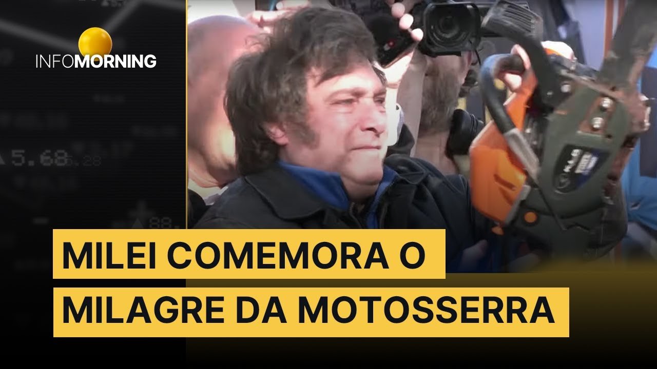 MILEI comemora MILAGRE DA MOTOSERRA