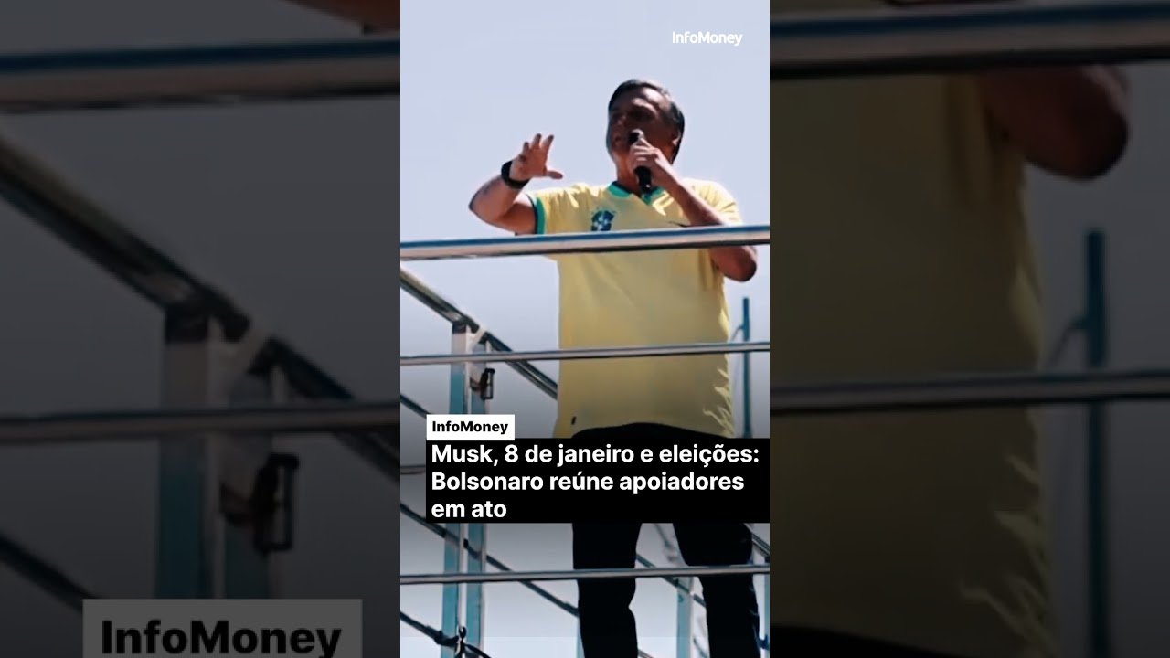 Musk, 8 de janeiro e eleições: Bolsonaro reúne apoiadores em ato