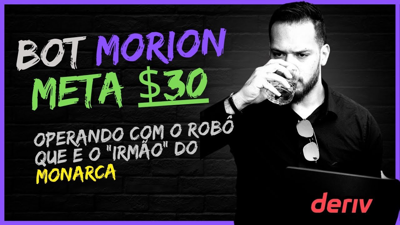 (NOVO) BOT DERIV MORION LUCRO DE R$150 DIA, SÓ PERDE EM 3 DIGITOS