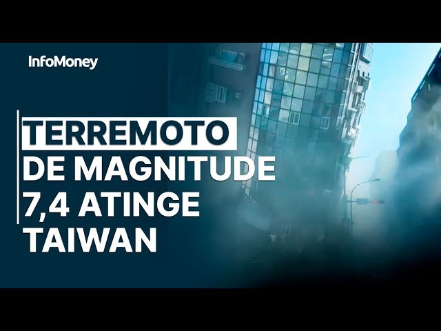 TERREMOTO mais forte em 25 anos em Taiwan