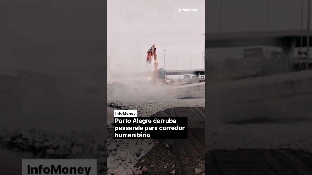 AGORA: Porto Alegre derruba passarela para corredor humanitário