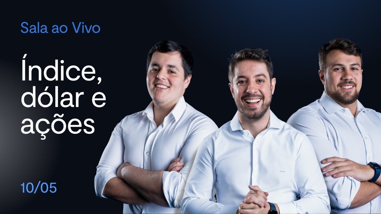ANÁLISE TÉCNICA E DAY TRADE AO VIVO | Índice, Dóalar e Ações | BTG Trader 10/05/2024