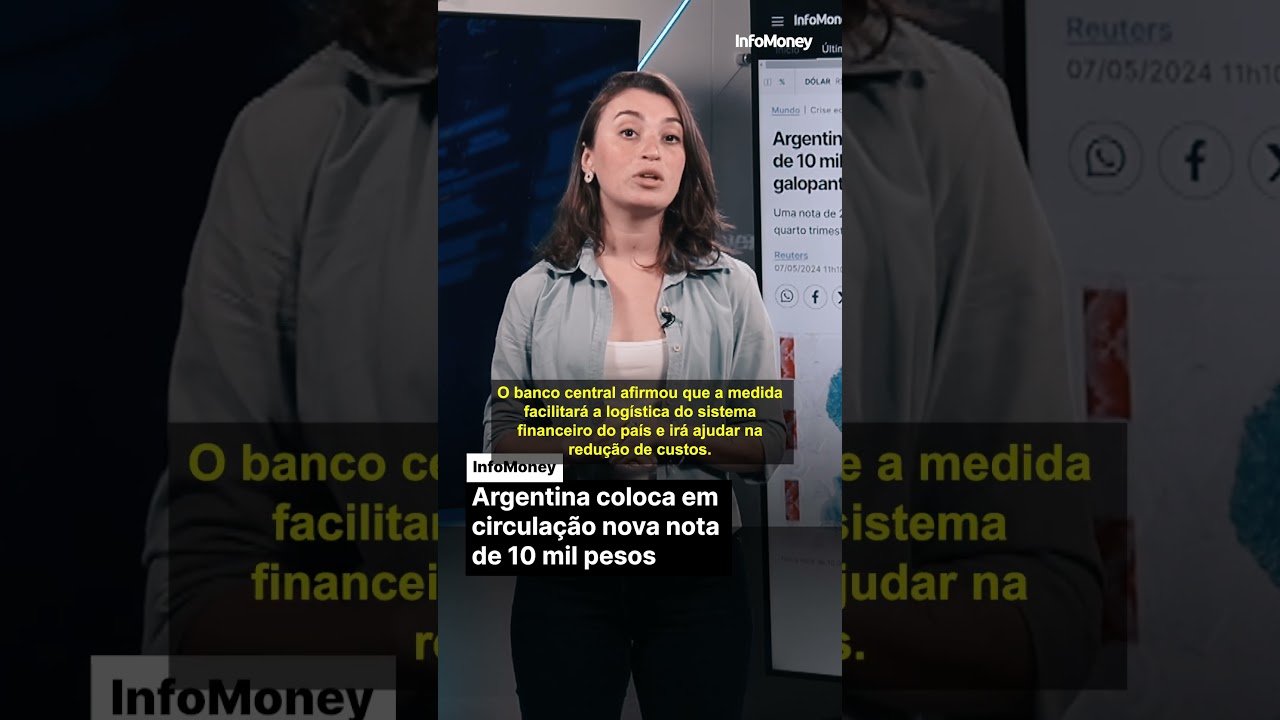 Argentina coloca em circulação nova nota de 10 mil pesos