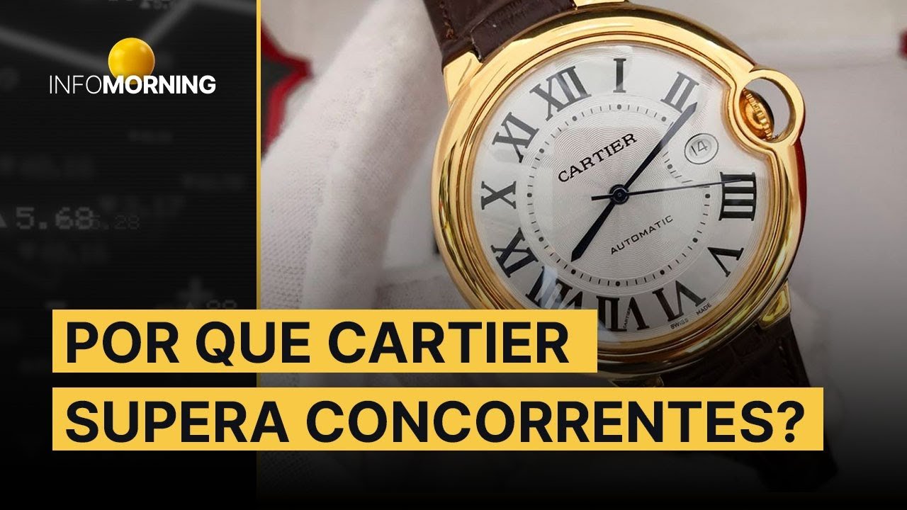 CARTIER vê alta nos preços de relógios usados, enquanto Rolex e Patek caem