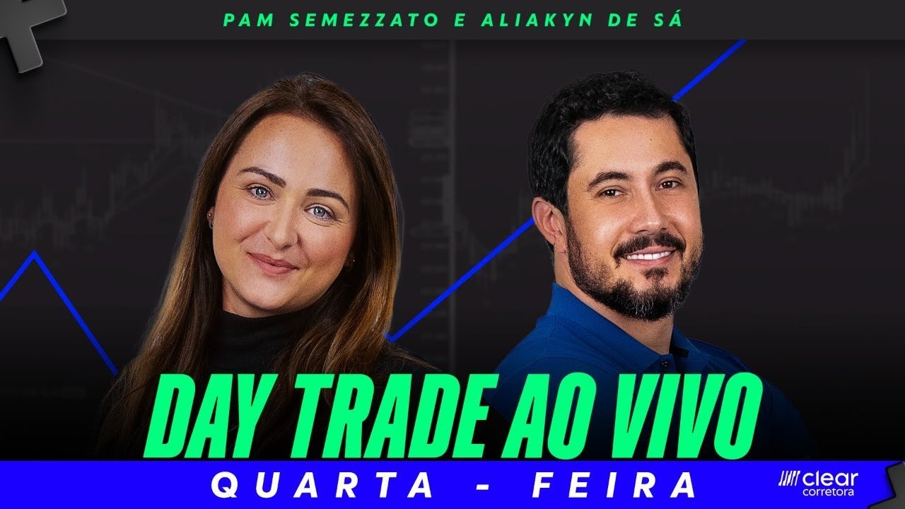 DAY TRADE ao vivo- Mini Índice e Mini Dólar- 08/05/2024