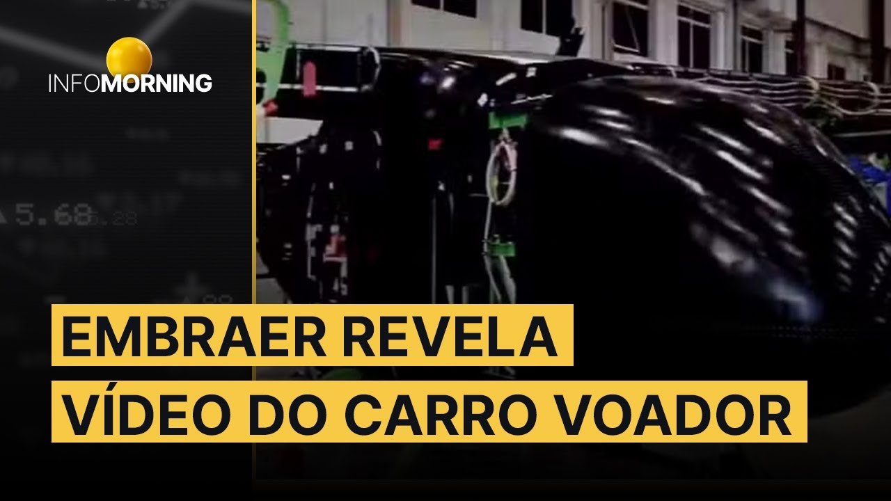 EMBRAER revela vídeo do carro voador e já tem mais de 3 mil encomendas
