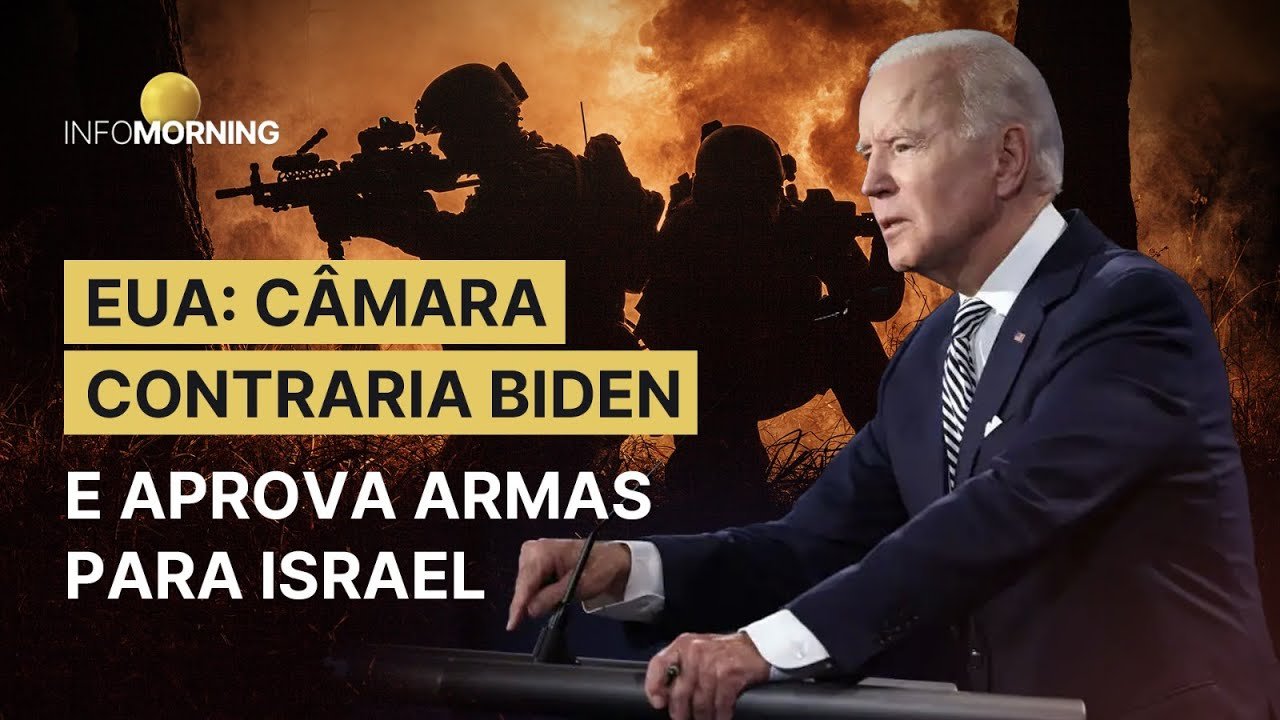 EUA: Câmara contraria Biden e aprova envio de armas para Israel