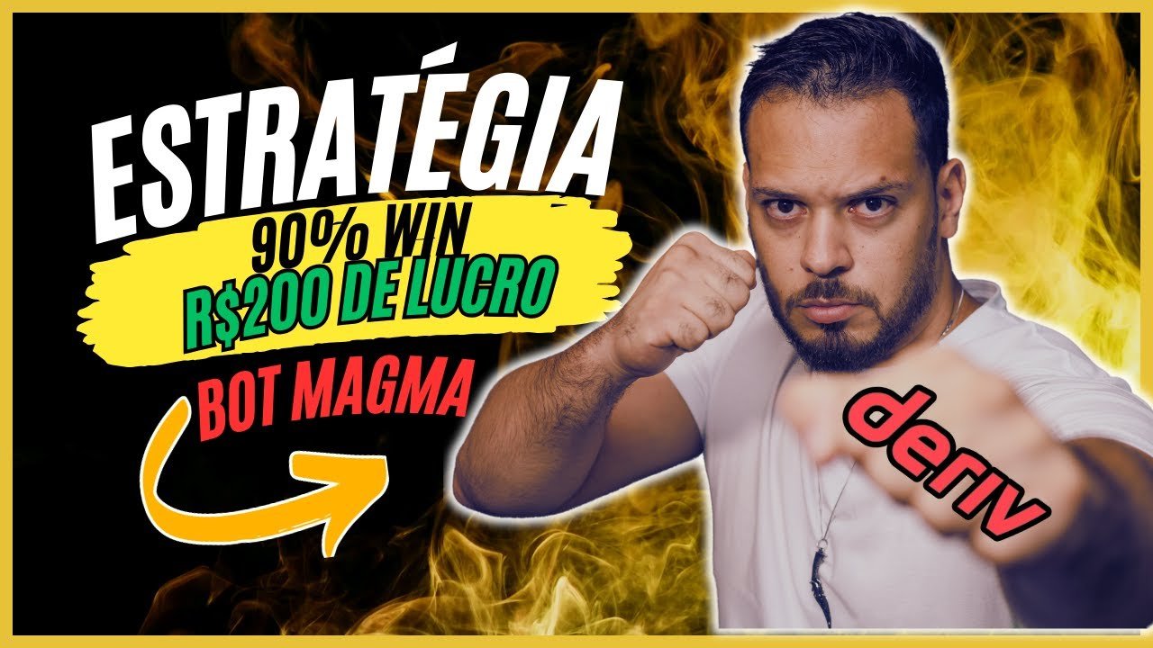 (INCRÍVEL) 7 ENTRADAS E MAIS DE R$20O DE LUCRO, ROBÔ MAGMA