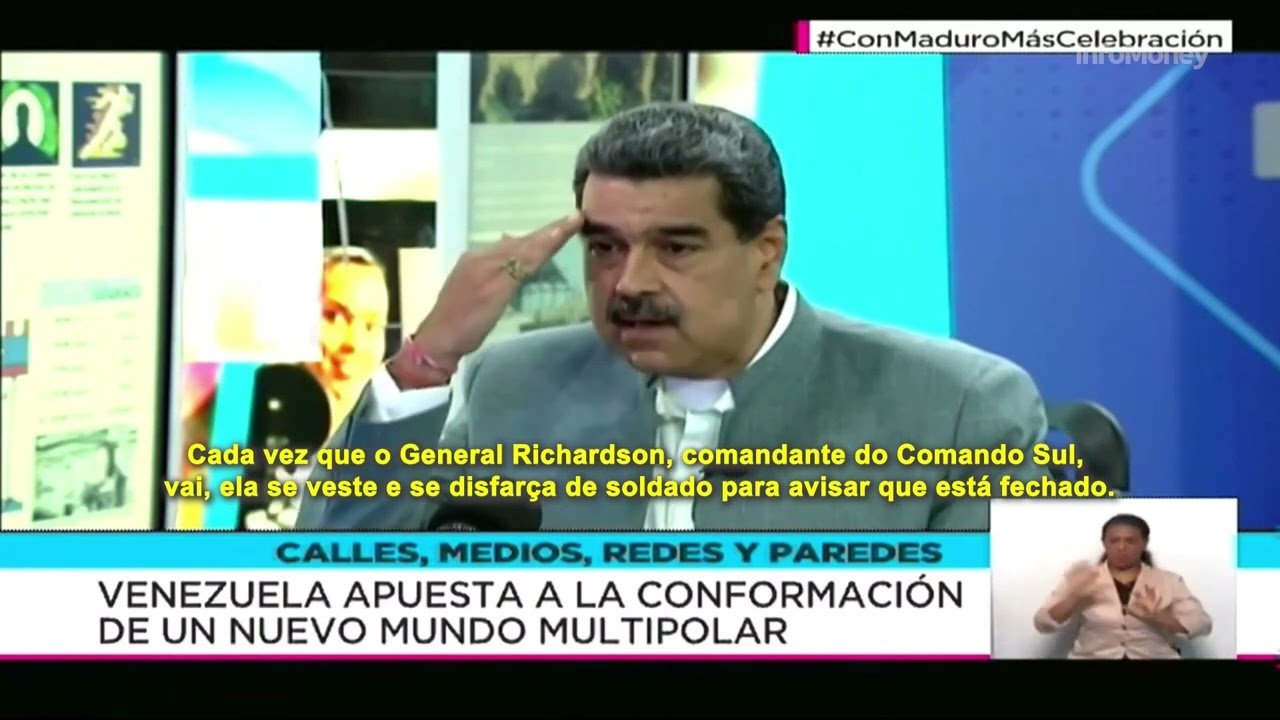 MADURO CRITICA MILEI: “Eu sinto muita vergonha quando vejo o Milei”