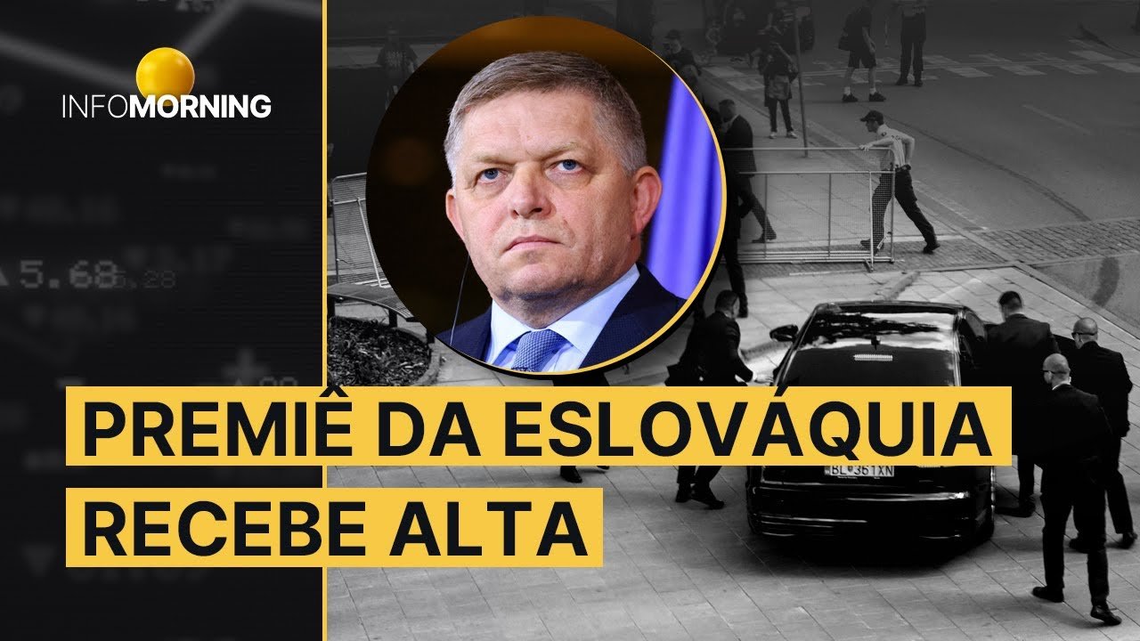 PREMIÊ DA ESLOVÁQUIA recebe alta após atentado e ficar em estado grave