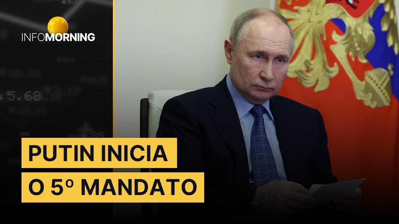 PUTIN toma posse e  inicia seu quinto mandato como presidente