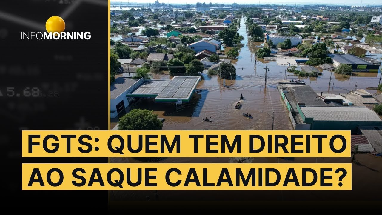 SAQUE CALAMIDADE: impactados pelas enchentes no RS podem sacar FGTS