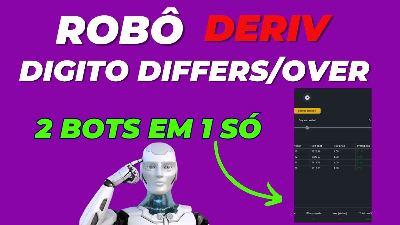 💎 ROBÔ DIGITO DIFFERS E OVER LUCRATIVO PARA USO NA DERIV