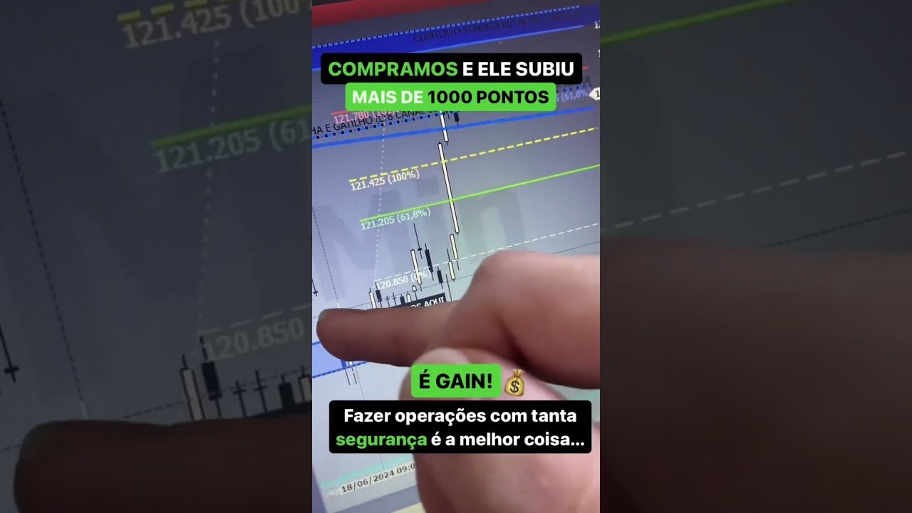 💰 Um Clique, Um Gain! Sala Ao Vivo Na Bio. #daytrade