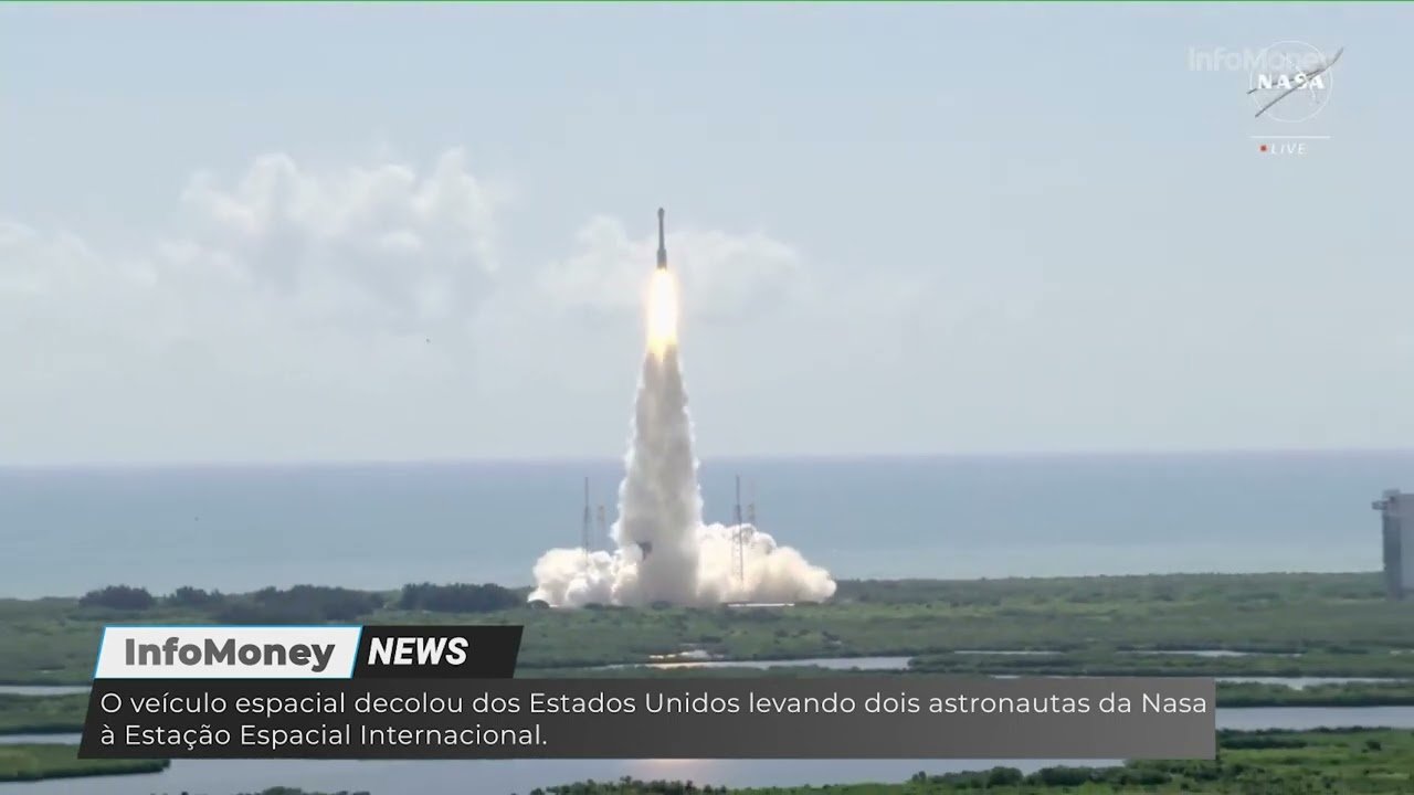 AGORA: Starline decola levando dois astronautas à Estação Espacial Internacional