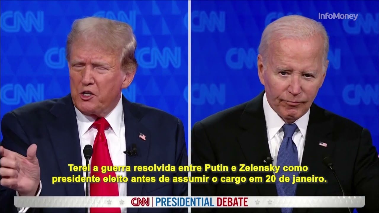 Biden e Trump trocam ataques no primeiro debate presidencial