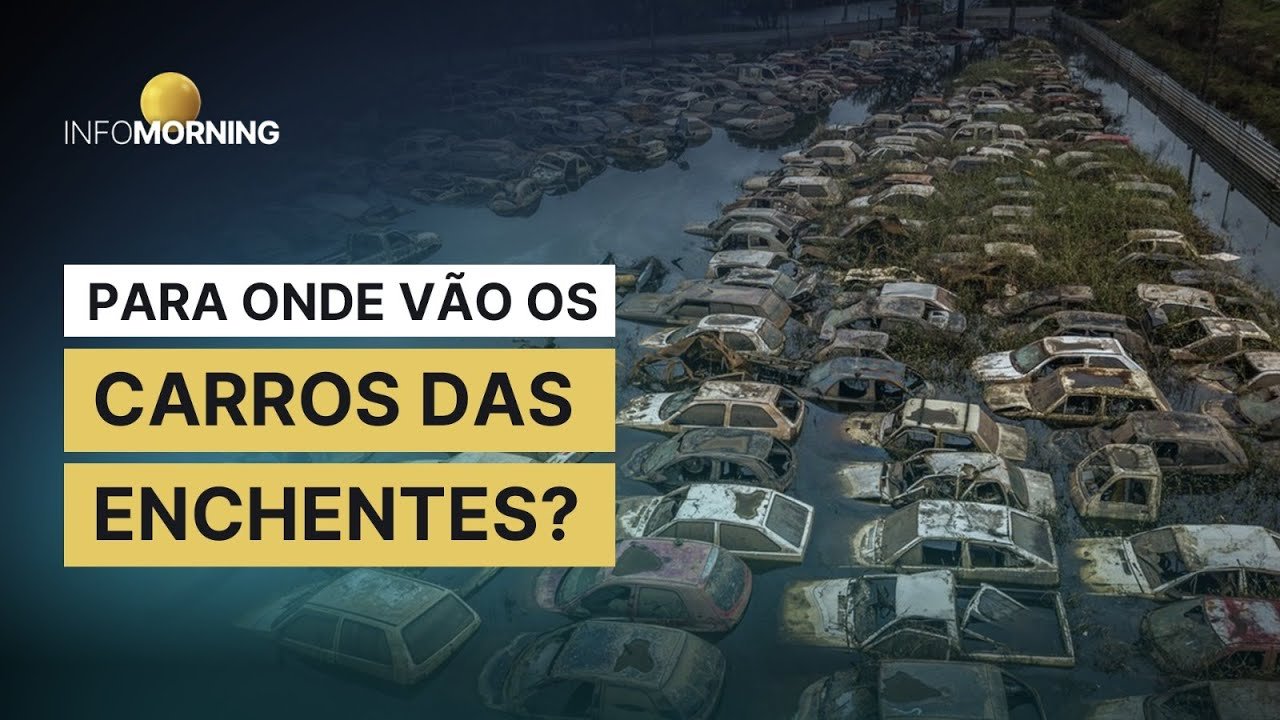 CARROS ATINGIDOS POR ENCHENTE vão à venda em leilões e para o desmonte